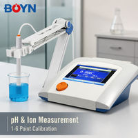 pH-mètre de paillasse BOYN I600L avec écran tactile 7 pouces, stockage de données USB RS232 et protection IP54