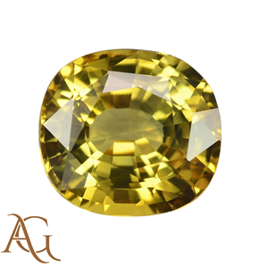 Saphir Jaune Naturel en Gros, Taille Coussin, Pierre Libre Facettée, Gemme Précieuse pour la Fabrication de Bijoux, de 1mm à 6mm, Certifié - Product Image 4