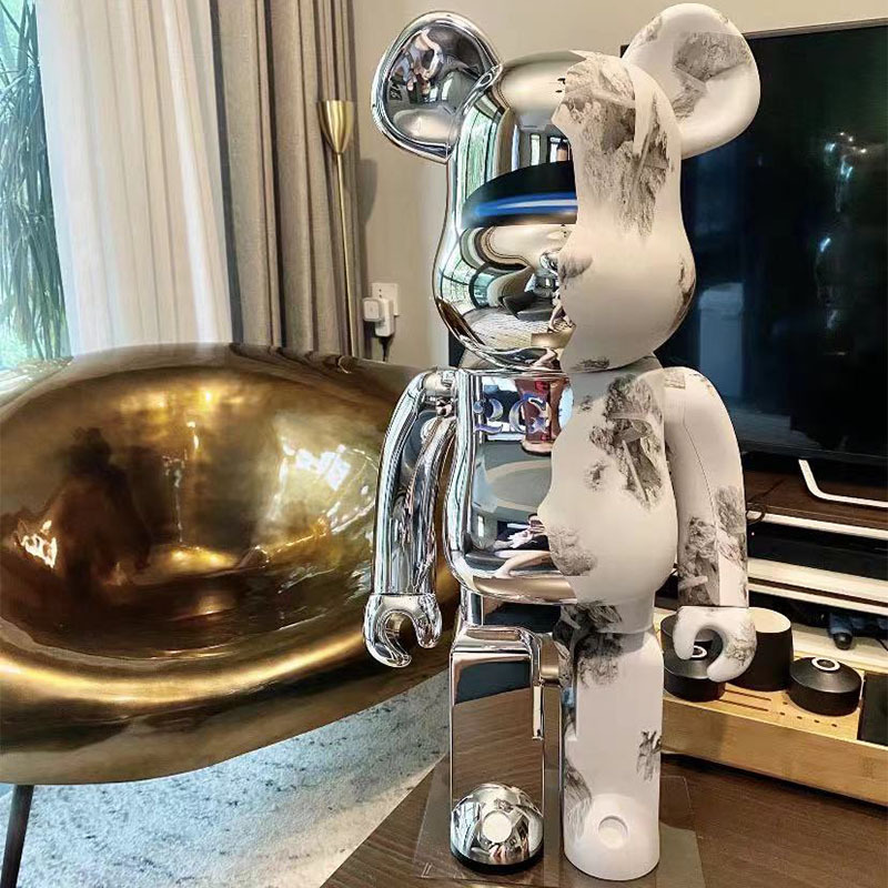 2022 Новый список жестокие модели медведя игрушки искусственная смола мультфильм украшения ремесла медведь Кирпич игрушка орнамент