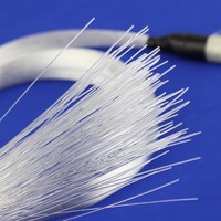 Fibre optique LED en plastique PMMA transparent de 1,0 mm, haute résistance, finition brillante, indice de protection IP68, température de couleur 5000K