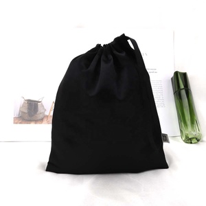 Bolsa de Satén Negra con Cordón y Logotipo Personalizado para Zapatos, Sombreros, Ropa Interior y Ropa, Bolsa de Almacenamiento de Lujo - Product Image 6