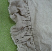 Parure de draps 100% lin français couleur anthracite, comprenant 1 drap plat, 1 drap-housse et 2 taies d'oreiller