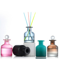 Bâtons d'huile de parfum d'aromathérapie personnalisés pour la maison bouteille de diffuseur d'arôme d'air de roseau en verre