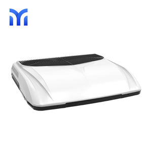 Double ventilateur Nouvelle technologie Double Scroll Compresseur et ventilateurs Grande surface Évaporateur en cuivre 12/24v Parking Climatiseur <span class=keywords><strong>pour</strong></span> camions - Product Image 1