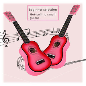 IRIN21 pouces petite guitare jouets en bois pour enfant mélangé avec plusieurs couleurs guitare acoustique originale - Product Image 2