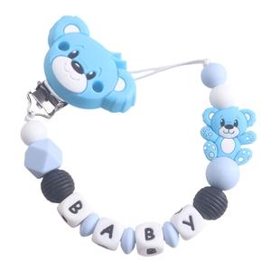 <span class=keywords><strong>AliExpress</strong></span> nueva forma de Koala suave silicona bebé chupete cadena Clip Anti-caída diente goma juguete mordedores infantiles - Product Image 4