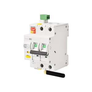 เบรกเกอร์วงจรไฟฟ้าอัจฉริยะ Gloca แบบ 2 ขั้ว 16 แอมป์ 250 โวลต์ ควบคุมผ่านแอป Tuya ปลั๊กอเนกประสงค์ ดีไซน์พลาสติก - Product Image 1