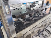 Machine automatique de fabrication de bols et d'assiettes jetables en plastique, machine de thermoformage haute vitesse, équipement pour contenants alimentaires en PET, PP, PLA, PS