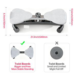 Không ồn ào nhà phòng tập thể dục eo Twister máy tập thể dục <span class=keywords><strong>Twist</strong></span> <span class=keywords><strong>Board</strong></span> cho lõi AB tập thể dục - Product Image 2