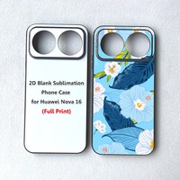 Coque de téléphone vierge à sublimation par transfert thermique 2D entièrement imprimée, très vendue, pour Huawei Nova 16
