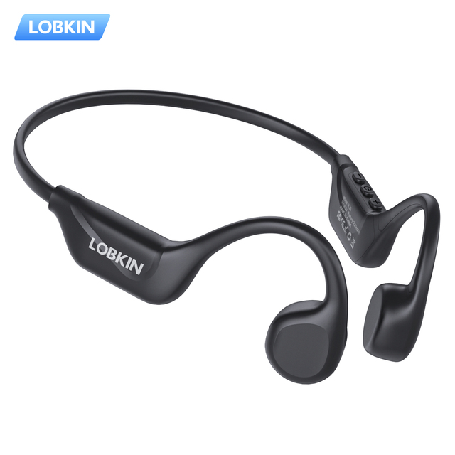 LOBKIN New Design Bone Conduction Headphones Open Ear Design Wireless Headset Earphone Neckband Sound Stereo Ear Hook Wireless