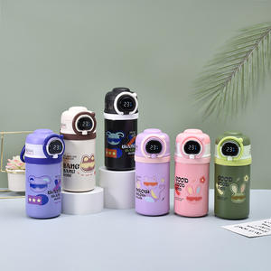 Gift For Kids Cartoon 316 Double Vacuum Led Show Temperature Stainless Steel <b>Insulated</b> <b>Bottle</b> - Product Image 3