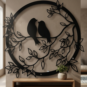 Arte Mural de Estilo Art Deco, Material de Hierro, Forma Redonda, Tema Moderno, Origen Indio, Multiusos - Product Image 2