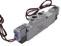 Vanne solénoïde pneumatique SY54205LZE01, 5 canaux, solénoïde, interface RC, maximum 644L/min, série SY5000 24V