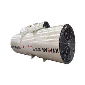 Ventilador Axial para Ductos Sds 6.3 11kw, 60 Pulgadas, Aleación de Aluminio, Rodamiento de Bolas, Eléctrico, Plateado, Ventilación de Túneles - Product Image 2