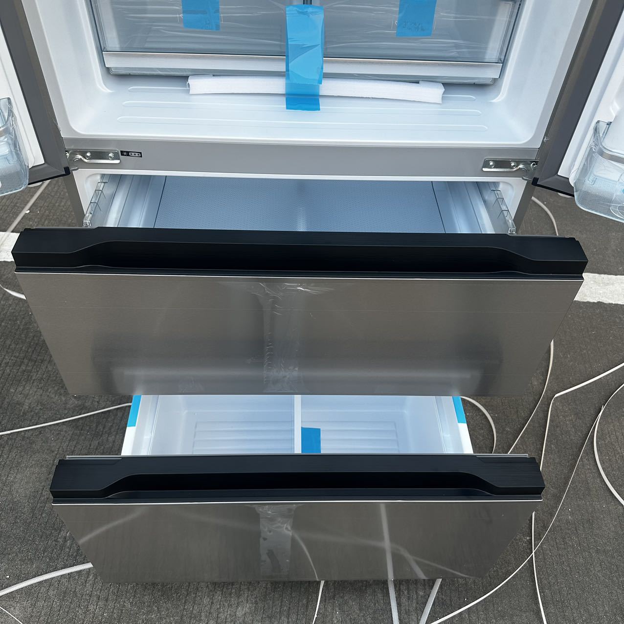 double door fridge and freezer