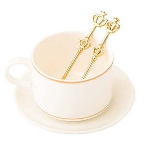 Set di Cucchiaini da Caffè a Corona Personalizzabili con Incisione, Cucchiaini da Tè per Regali di Battesimo, Forniture per Feste di Matrimonio, Ordini all'Ingrosso, Bomboniere per Ospiti - Product Image 2