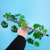 Reptile Vigne Escalade Pet Box Aménagement Paysager Décoration Simulation Feuille Plante Escalade Vigne