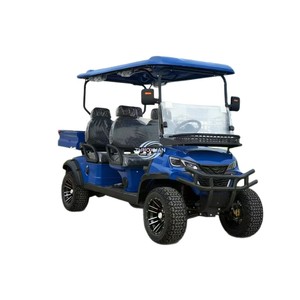Voiturette de golf électrique 4 places, personnalisée, tout-terrain, avec boîte de rangement, buggy utilitaire - Product Image 2