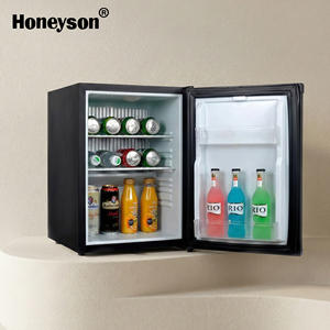 Mini réfrigérateur de qualité hôtelière, petit et silencieux, mini-bar électrique thermoélectrique, fonction d'absorption en acier inoxydable pour usage domestique - Product Image 1