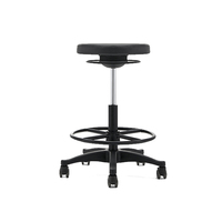 Tabouret pivotant ergonomique de bureau, mobilier Commercial