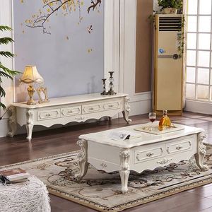 <span class=keywords><strong>Mesa</strong></span> de Centro y Mueble para <span class=keywords><strong>TV</strong></span> de Estilo Europeo, Moderno, Minimalista, Nórdico, Juego de Muebles Sencillos, Extensible, <span class=keywords><strong>con</strong></span> <span class=keywords><strong>Ruedas</strong></span> y Espacio de Almacenamiento - Product Image 1
