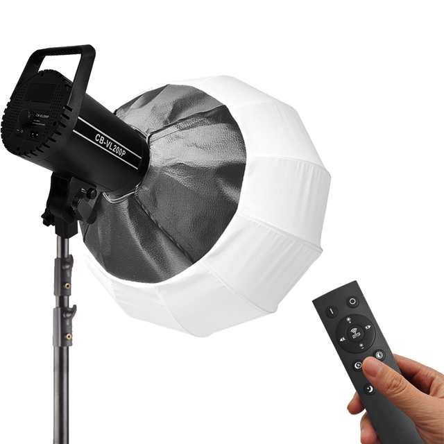 Newest Metal Photography Live Streaming Daylight Bi-color 200W COB LED Studio Video Light Kit with Soft Box and Tripod