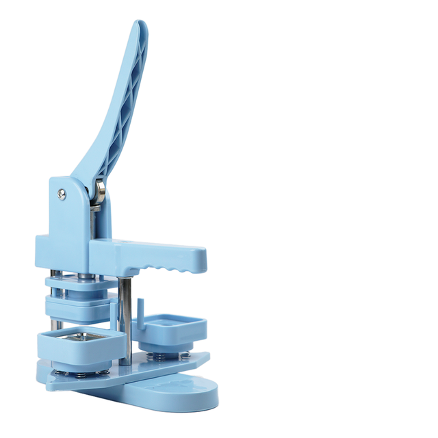 Plastic 50mm Square Magnet Button Making Machine with 100 Sets of Fridge Making Materials