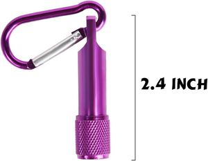 Portable Mini LED Daylight Zoom <b>Flashlight</b> Keychain Carabiner Camping Outdoor ABS Aluminum Custom Logo IP54 <b>Rechargeable</b> Battery - Product Image 3