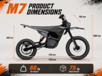 Moto électrique 60V 27Ah 5000W tout-terrain Ebike