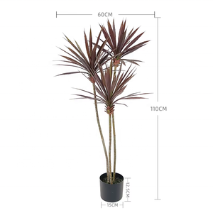 Fábrica al por mayor plantas suculentas <span class=keywords><strong>Agave</strong></span> hierba de plástico <span class=keywords><strong>Agave</strong></span> artificial para decoración interior exterior - Product Image 2
