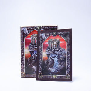 80 barajas de Tarot, venta al por mayor, <span class=keywords><strong>baraja</strong></span> de oráculo de cristal inglés, adivinación, bruja, Tarot con guía - Product Image 4