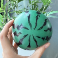 Grote watermeloen knijpspeelgoed superzacht simulatie fruit stressverlichting ventilatie fidget decoratie