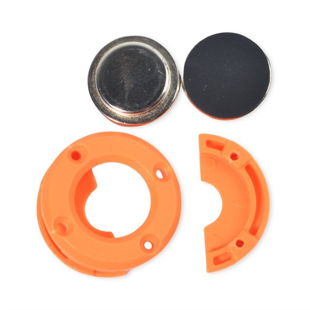 Heavy Duty Speaker Mic Holder, Handheld Radio with Round Knob Mic Hanger with Magnetic Adhesive Back, 30mm Diameter