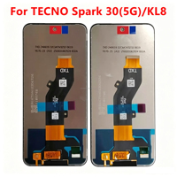 Pièces de téléphone portable en gros : Cadre d'écran KL5 KL6, Panneau de verre KL7 KL8H, Écran tactile LCD 30 Pro, Écran d'affichage 30 C pour Tecno Spark 30p