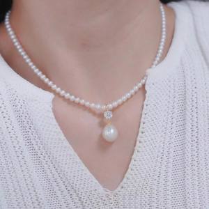 อุปกรณ์ทำเครื่องประดับมุก DIY 31183 จี้เงินแท้ S925 ประดับเพชรเม็ดเดี่ยว สำหรับลูกปัดขนาด 10-15 มม. ฐานเปล่าสำหรับจี้เพชรเม็ดเดี่ยว จี้หยก - Product Image 3