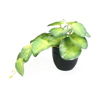 22 feuilles, 15 cm de haut, petit bonsaï artificiel, décoration intérieure, fausse plante miniature