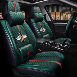 Fundas de Asientos de Coche Deportivos 5D de Cuero PU Universal de Calidad de Marca, Precio de Fábrica, Material de Algodón para Asientos Delanteros - Product Image 2