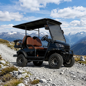 Carrito de Golf Eléctrico de 2 y 4 Plazas, Autonomía de 20-25 km, Capacidad de Subida al 12%, Neumáticos de 12 Pulgadas, Certificado CE/GCC para Carreteras No Públicas - Product Image 1