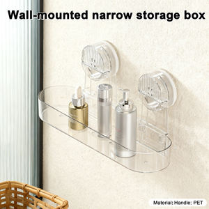 Porta doccia a muro con barra portasciugamani e ripiani per bagno in plastica per animali domestici - Product Image 2