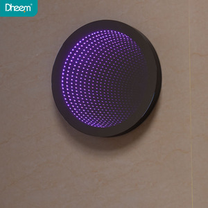 DHEEM Custom Decorative Wall Illusion Tunnel 3D LED Lighted <strong>Infinity</strong> <strong>Mirror</strong> - Product Image 4