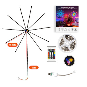 ไฟแถบ <span class=keywords><strong>LED</strong></span> RGB ทองแดง สำหรับใช้งานกลางแจ้ง ตัดได้ทุกจุด เชื่อมต่อผ่าน USB ควบคุมด้วยเสียง เปลี่ยนสีได้ ประหยัดพลังงาน - Product Image 2