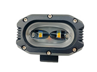 Lampe de travail à LED pour voiture 4 pouces Lampe de conduite à LED 4x4 Projecteur à faisceau double couleur DRL pour tout-terrain