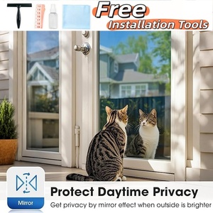 Nuove Decorazioni per la Casa: Pellicola a Specchio Unidirezionale per Controllo Solare, Privacy, Isolamento Termico e Anti-UV per Vetri di Uffici - Product Image 1
