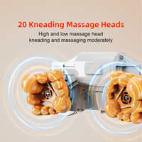 Oreiller de massage chauffant pour le dos et le cou avec rouleaux masseur d'épaules