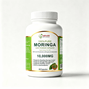 Capsule di Polvere di Moringa Naturale ad Alto Contenuto, Antiossidante, Migliora l'Immunità del Corpo, Favorisce la Digestione, Integratore Proteico per Adulti - Product Image 1