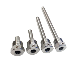 1/2インチネジ式ステンレス鋼IP67防水温度センサープローブハウジング1℃分解能ブラインドチューブ保護スリーブODM - Product Image 4