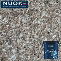 Mur extérieur imperméable bâtiment maison fausse pierre naturelle comme peinture de revêtement liquide pour pierre d'imitation
