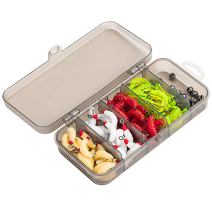 Señuelo Tipo Tiburón, Juego de 100 Piezas de Anzuelos de Acero Inoxidable para Pesca con Señuelos Artificiales Blandos, para Pesca de Agua Dulce - Product Image 5