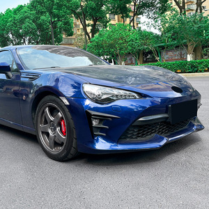 Toyota 86 GT86 2017-2020 Front Air Intake ABS Body <b>Wrap</b> Piano <b>Black</b> Carbon Fiber Texture Decals - Product Image 1